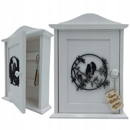 Domek Na Klucze Biała Prowansalska Szafka Na Klucze