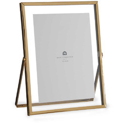 Giftdecor Metalowa ramka na zdjęcie, złota