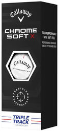 Piłki golfowe CALLAWAY CHROME SOFT X Triple Track