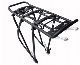 Bagażnik rowerowy tylny regulowany 24", 26", 28" aluminium