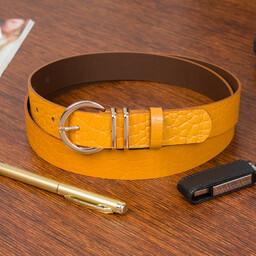 Skórzany pasek damski do spodni sukienki skóra croco