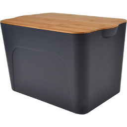 Homea Pudełko z tworzywa sztucznego z bambusowym wiekiem,