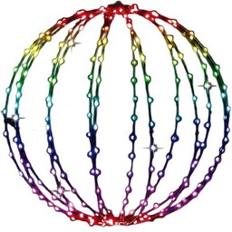 CHRISTMAS DECORATION Kula dekoracyjna 168 LED 40 cm