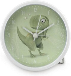 Hama Dziecięcy budzik Happy Dino (analogowy, kwarcowy, cichy