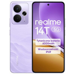 REALME Smartfon 14T 5G 8/256GB 6.67" 120Hz Fioletowy