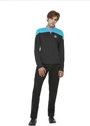 Star Trek Voyager Science Uniform, Top with Embroidered