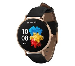 Garett Verona 50mm Czarno-złoty Smartwatch