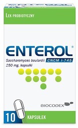 Enterol 250 mg, 10 Kapsułek