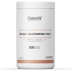 Suplement diety, OstroVit, BCAA + Glutamina 1100 mg,