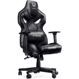 Fotel Gamingowy Diablo X-Fighter Normal Czarno-czarny