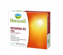 Witamina D3 4000 Naturell - 60 tabletek