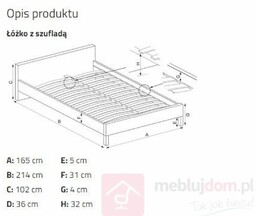 Łóżko rozkładane SANNA Halmar 90x200, Brak, Szary