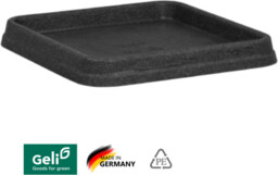 Podstawka pod doniczkę kwadratowa 36cm antracyt Geli BIANCA