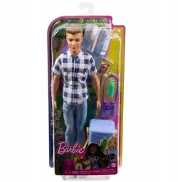Barbie Kemping Ken Lalka Akcesoria, Mattel