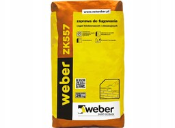 Zaprawa Fuga do klinkieru Weber ZK557 F18 Szara