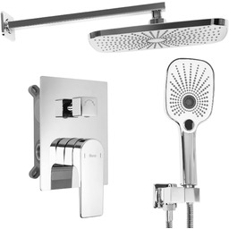 Rea ZESTAW NATRYSKOWY PODTYNKOWY REA MOBY Chrom