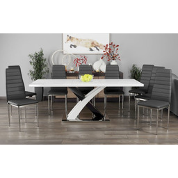 DUŻY STÓŁ ROZKŁADANY 160/240 - MANHATTAN (DT-4147) -