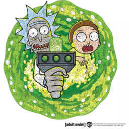 Puzzle Rick & Morty - Portal (drewniane)