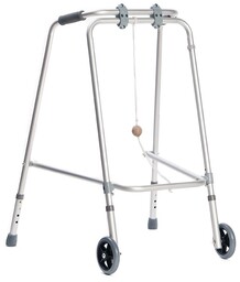 ULTRA-LEKKI Balkonik aluminiowy składany Z KÓŁKAMI (z kulką)