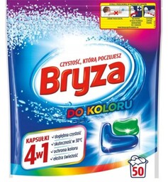 Bryza 4w1 kapsułki do prania koloru 50szt