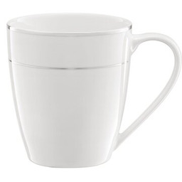 AMBITION Kubek Aura Silver Biały Czujnik dymu 40