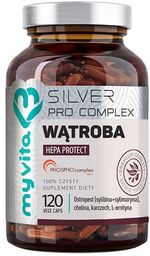 MyVita Silver Wątroba Pro Complex, 120 kapsułek