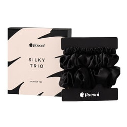 flaconi Collection Scrunchie Trio aus 100% Seide Gumka