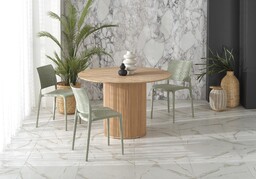 Stół okrągły lopez dąb naturalny (fi 120 cm)
