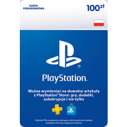 Kod aktywacyjny PLAYSTATION Karta podarunkowa 100 PLN