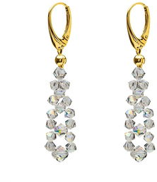 Kolczyki z Swarovski Elements zapięcie angielskie