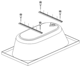 SANPLAST 194-STW-002 Stelaż STW-002