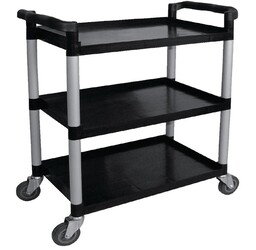 Vogue Wózek kelnerski 3-półkowy z polipropylenu 520x1070x(H)960mm
