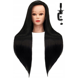 Główka treningowa Iza 60 cm black, włos termiczny+