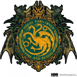 Puzzle Game of Thrones - House Targaryen (drewniane)
