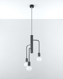 Metalowy żyrandol industrialny DUOMO SL.0302 Sollux lampa