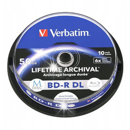 Płyta Blu-ray (BD-R DL) Verbatim M-Disck 50GB 10szt