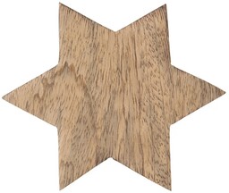 Orion Podstawka drewniana MANGO, gwiazda