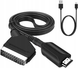 Kabel adapter konwerter z Euro Scart do Hdmi