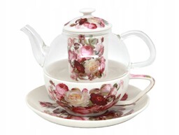 Czajniczek dzbanek filiżanka Tea for one róże 300