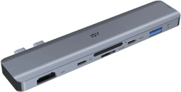 Replikator portów ISY IAD-1021-1 5w1 2x USB-C -