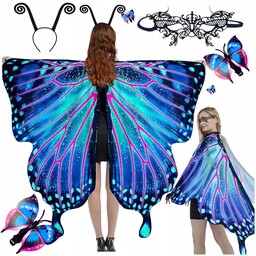 Skrzydła Motyla Dla Dorosłych Strój Motyl Kostium Peleryna