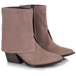 Botki kowbojki damskie Gamis 7635 - T1 beżowe