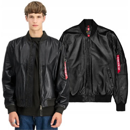Kurtka skórzana Alpha Industries MA-1 Leather Bomber Jacket