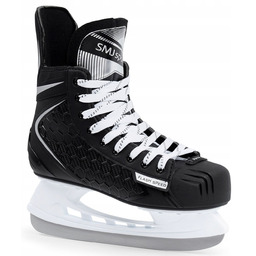 Łyżwy męskie hokejowe klasyczne Smj Vermont czarne hokejówki