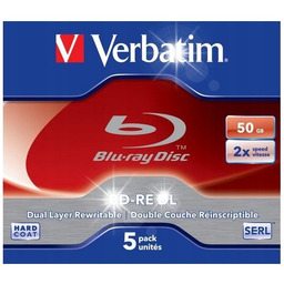 Płyta Blu-ray (BD-RE DL) Verbatim 50GB 5szt (box
