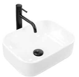 Umywalka nablatowa Rea Demi Mini White