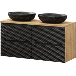 COMAD Zestaw mebli OCEAN BLACK 2 szafki