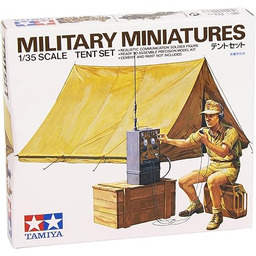 Tamiya 300035074-1:35 WWII Diorama zestaw namiot z radiem
