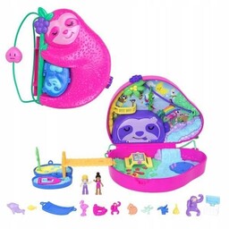 Polly Pocket. Kompaktowa Torebka Rodzina Leniwców