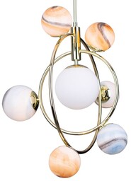 Molekułowa lampa wisząca COSMOS P0378 Maxlight do salonu